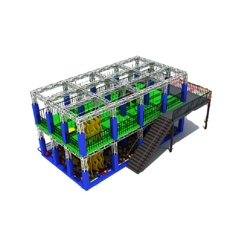 Ninja Course Payground Indoor Trampoline Park Foe