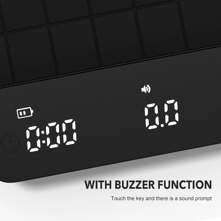 Portable Mini 99 Minutes Automatic Timing LED Display Electronic Rechargeable Espresso Digital Coffee Scale