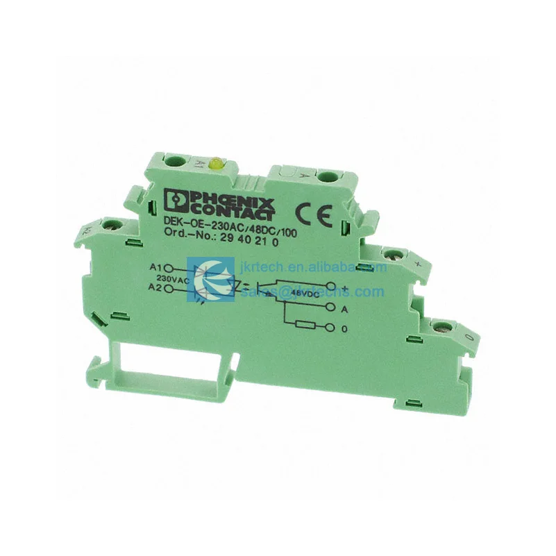 Relays Supplier BOM list Service 2940210 DEK-OE Solid State Relay SSR SPST-NO 1 Form A Module DIN Rail 2940-210 Screw Terminal
