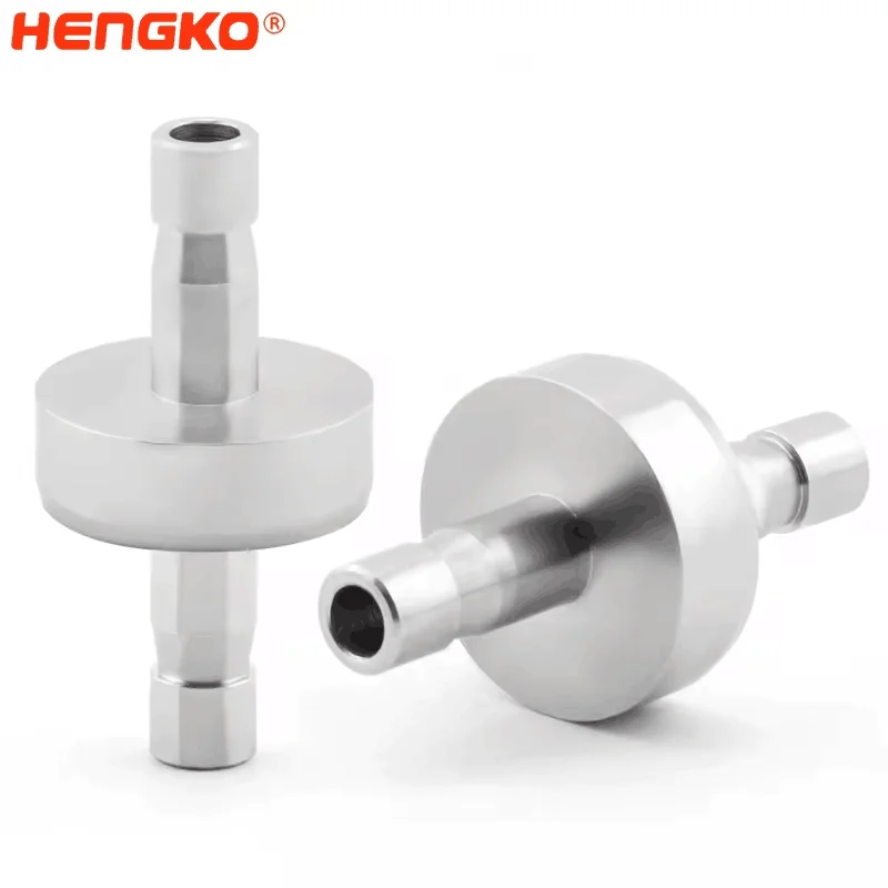 HENGKO OEM Flame Arrestor Stainless Steel Gas Safety Device Check Valves Flammable Gas Flashback Arrestor for fuel gas