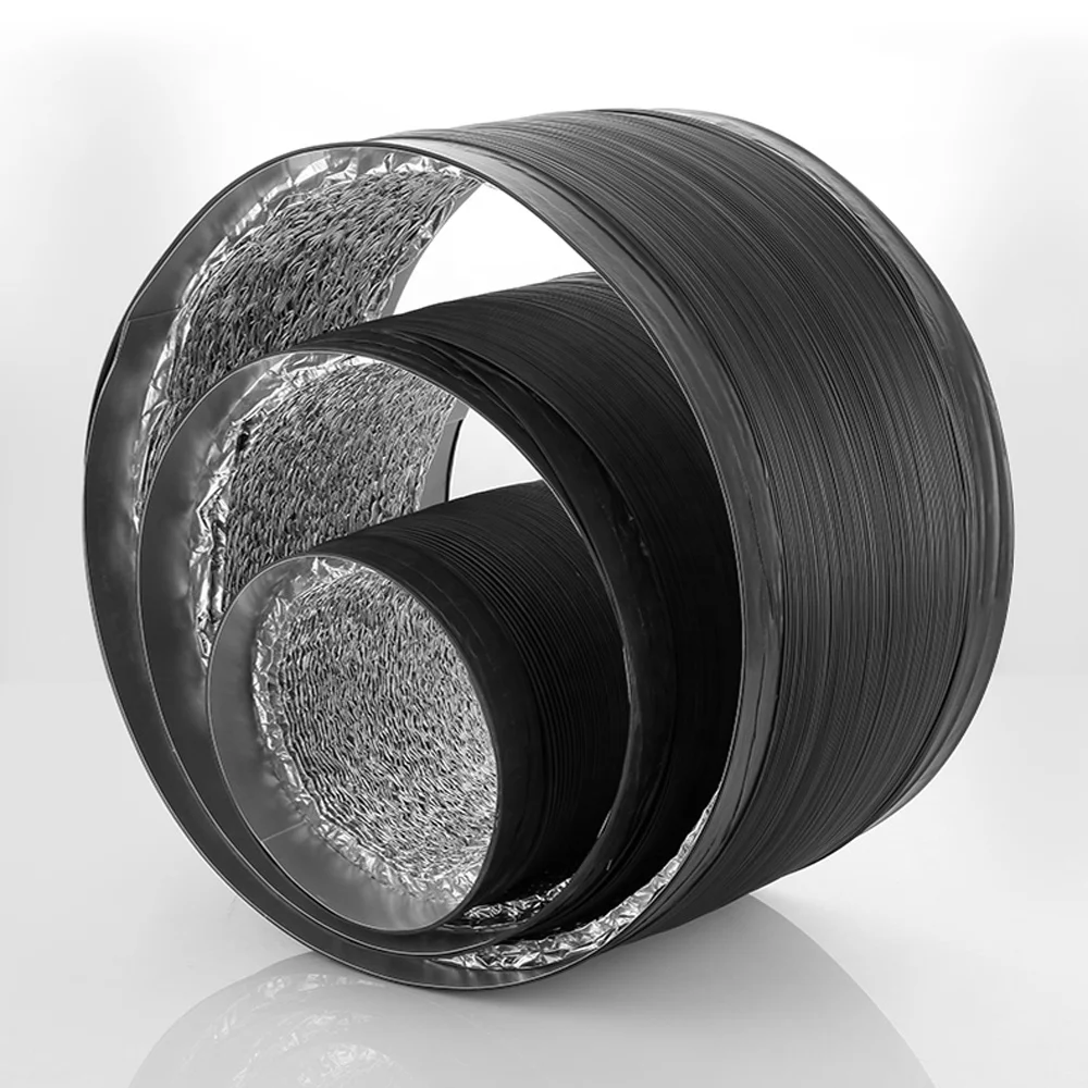 duct multiple aluminum pipe coated with pvc customized composite tube