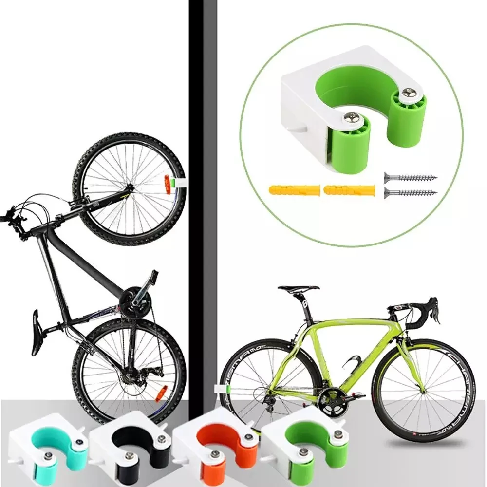 
Dropshipping Bicycle Wall hook Holder Rack Storage Portable Road Bike Parking Buckle Mount Indoor Bicycle wall stand 