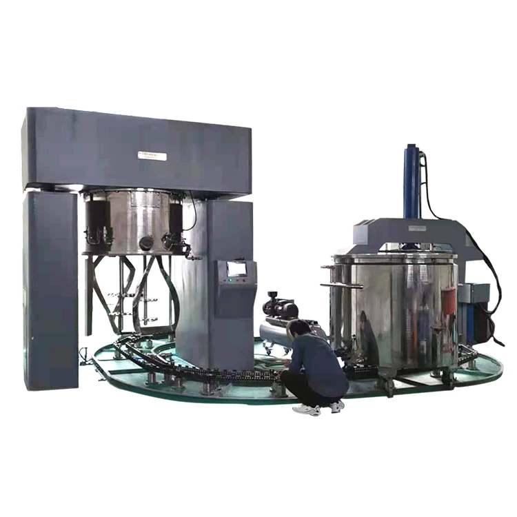 High viscosity glue planetary mixer chemical Chemical silica gel glass glue mixer chemical industry production line