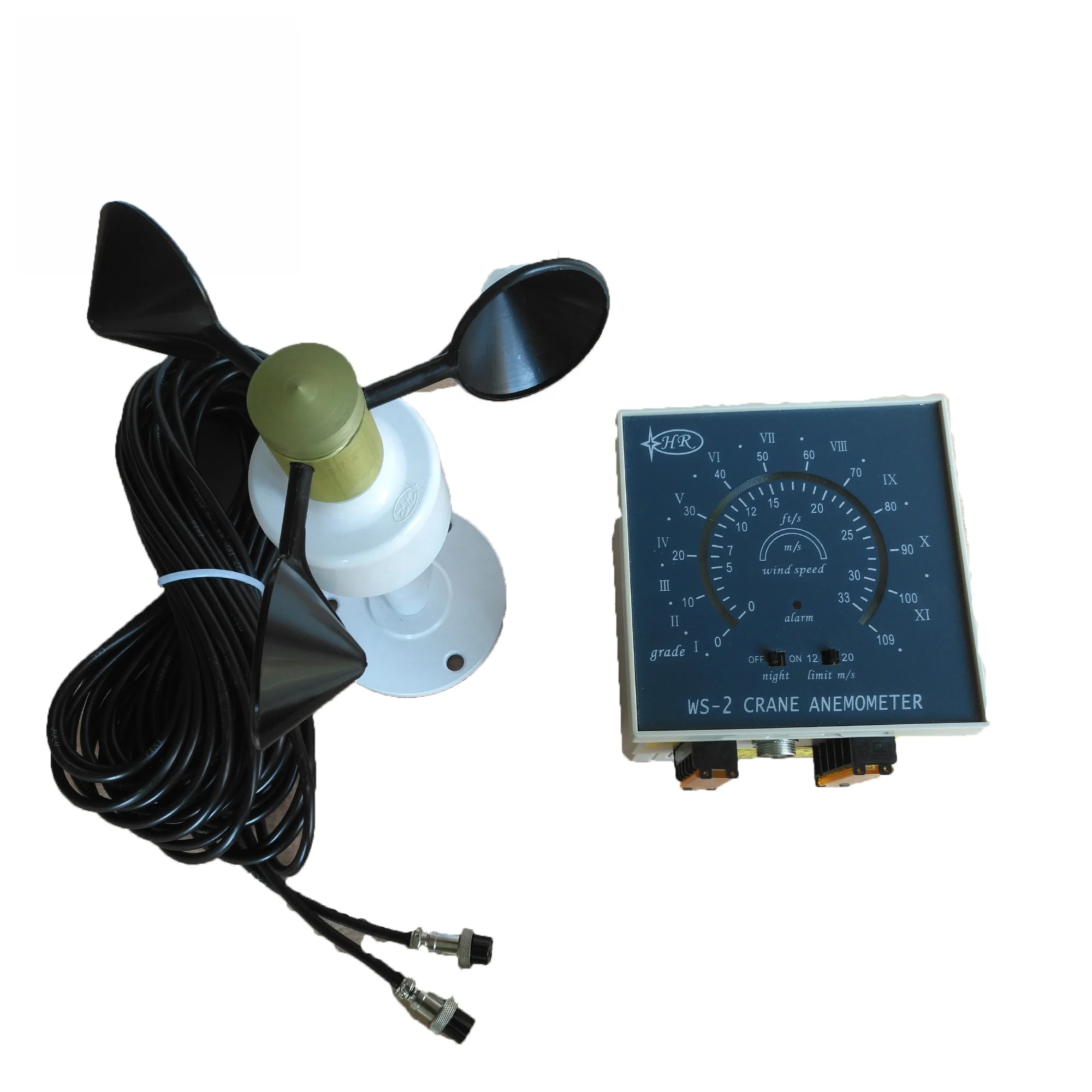 hot sale  electrical parts WS-2 crane anemometer YHQ1 YHQ2 anemometer for tower crane spare parts