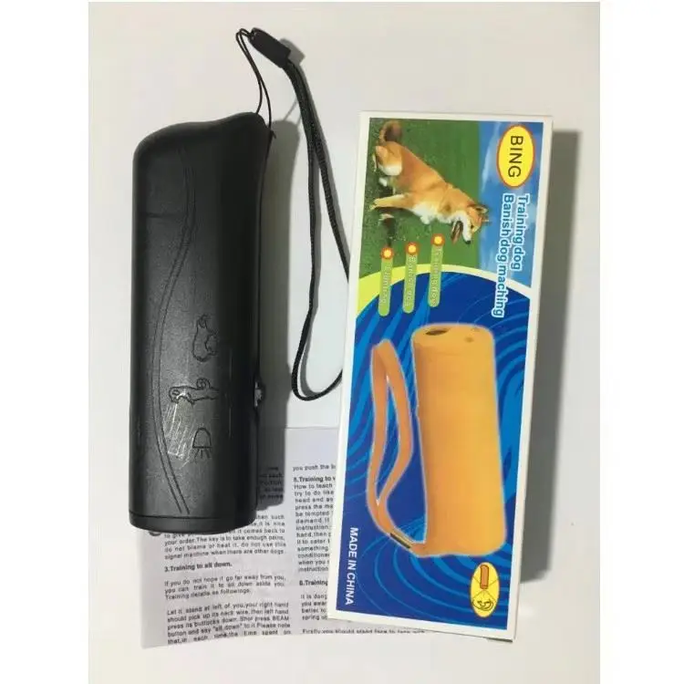  Hot Led Flashlight Battery-Free Trasonic Dog Repeller Training Device