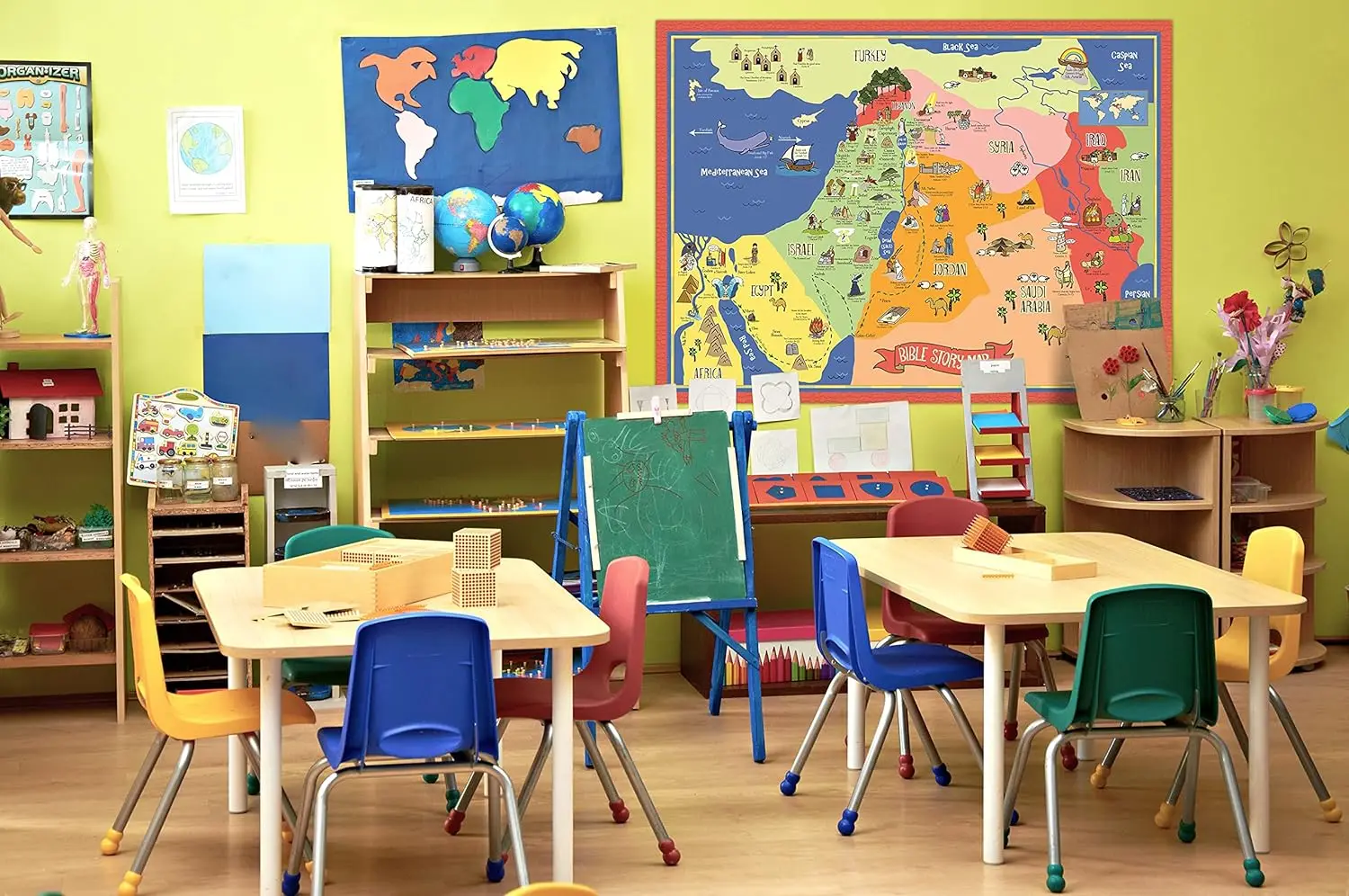 Bible Posters for Kids Christian History & Art for Home Church  Decoration