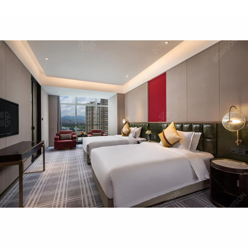 Luxury  Dubai 5 Star Modern Hotel Bedroom Furniture Sets Bed Room Furniture For Hotel