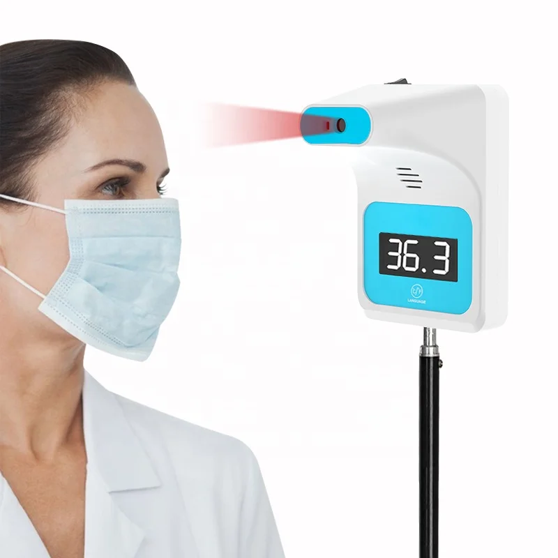 
Wholesale K3 Mini Automatic thermometer Voice prompt outdoor use body thermometer instruments digital LCD screen thermometer 