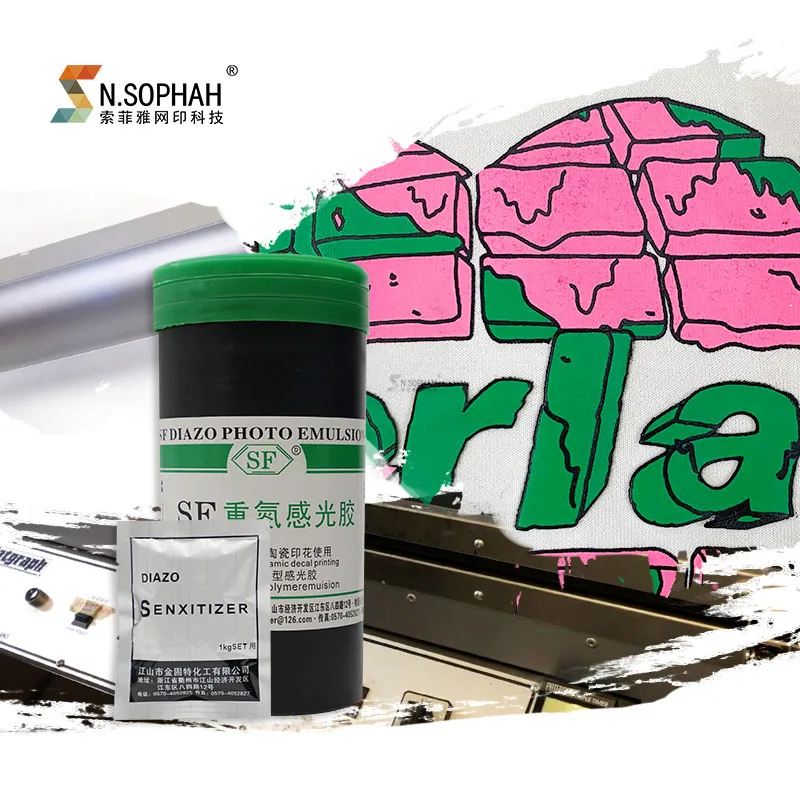 Factory Price Chemical Silk Screen Printing Diazo Photo Emulsion For Water Based Ink