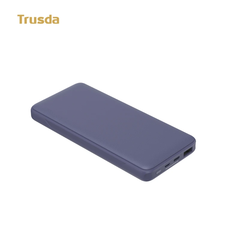 
Trusda CP4 Ultra slim popular 15000mah PD 18W fast charger power bank dual outputs 