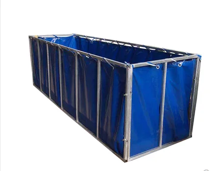 Customized Cost Effective Well Tilapia Fish Farming Tanks tarpaulin pond covers