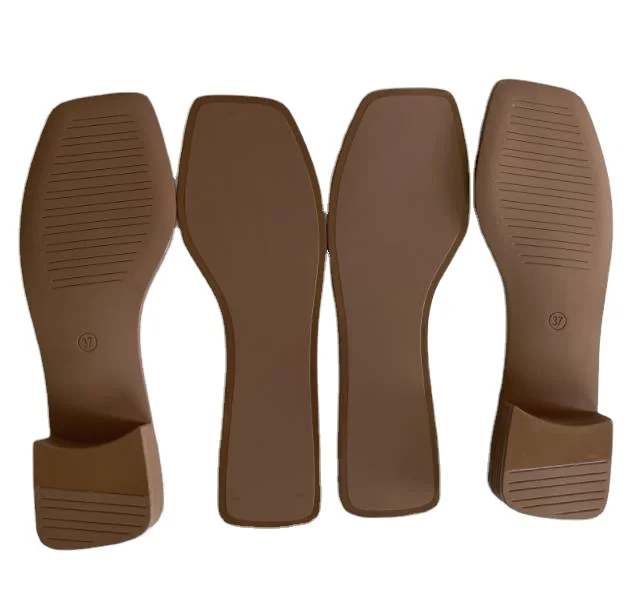 Factory Sandal Soles Double Parts TPU Soles for Slipper Making Injection Molded Eco-friendly Durable Shoe Soles Supplier OEM/ODM