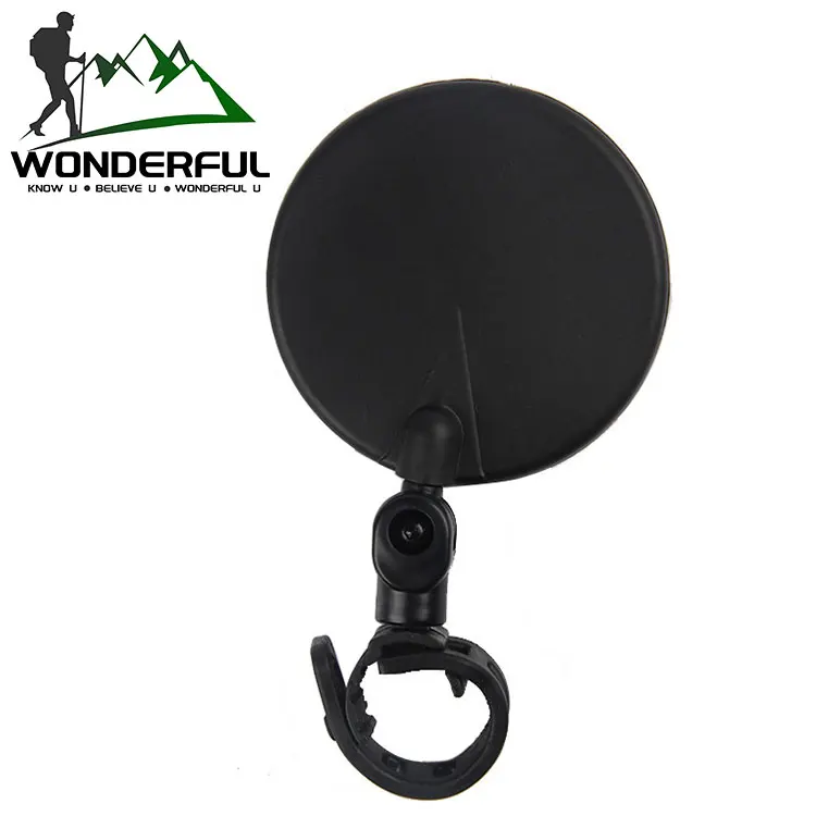 360 Degree Rotatable Bicycle Back Wide-Angle Convex Mountain Silicone Handle Bike Rearview Mirror