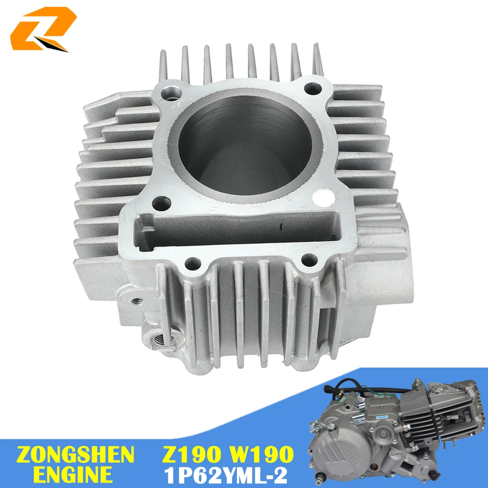 Motorcycle Engine 62mm Bore Cylinder For ZONGSHEN ZS 190cc Z190 W190 1P62YML-2 Engine Dirt Pit Bike