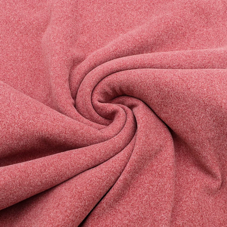 92% polyester 8% spandex 280gsm knitted soft and warm knitted boucle sweater knit fabric