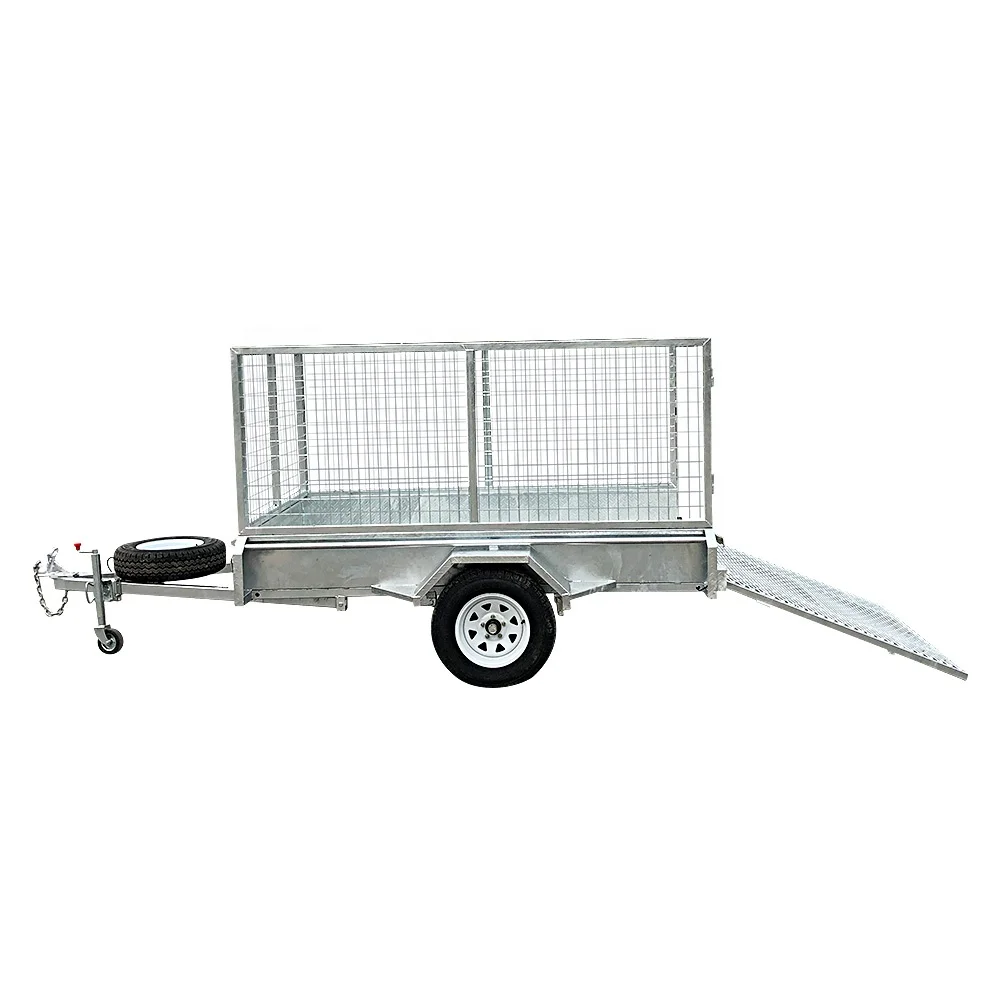 Quality Trustworthy Hot-Dipped Galvanized Single Axle Box Trailer(SWT-BT64-L)