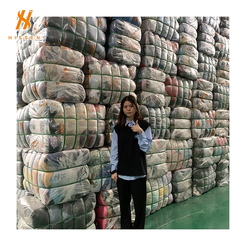 HISSEN nbc japan bales 100kg mujeres mixed men and women mens tshirt bale tees used clothes in bulk t shirt