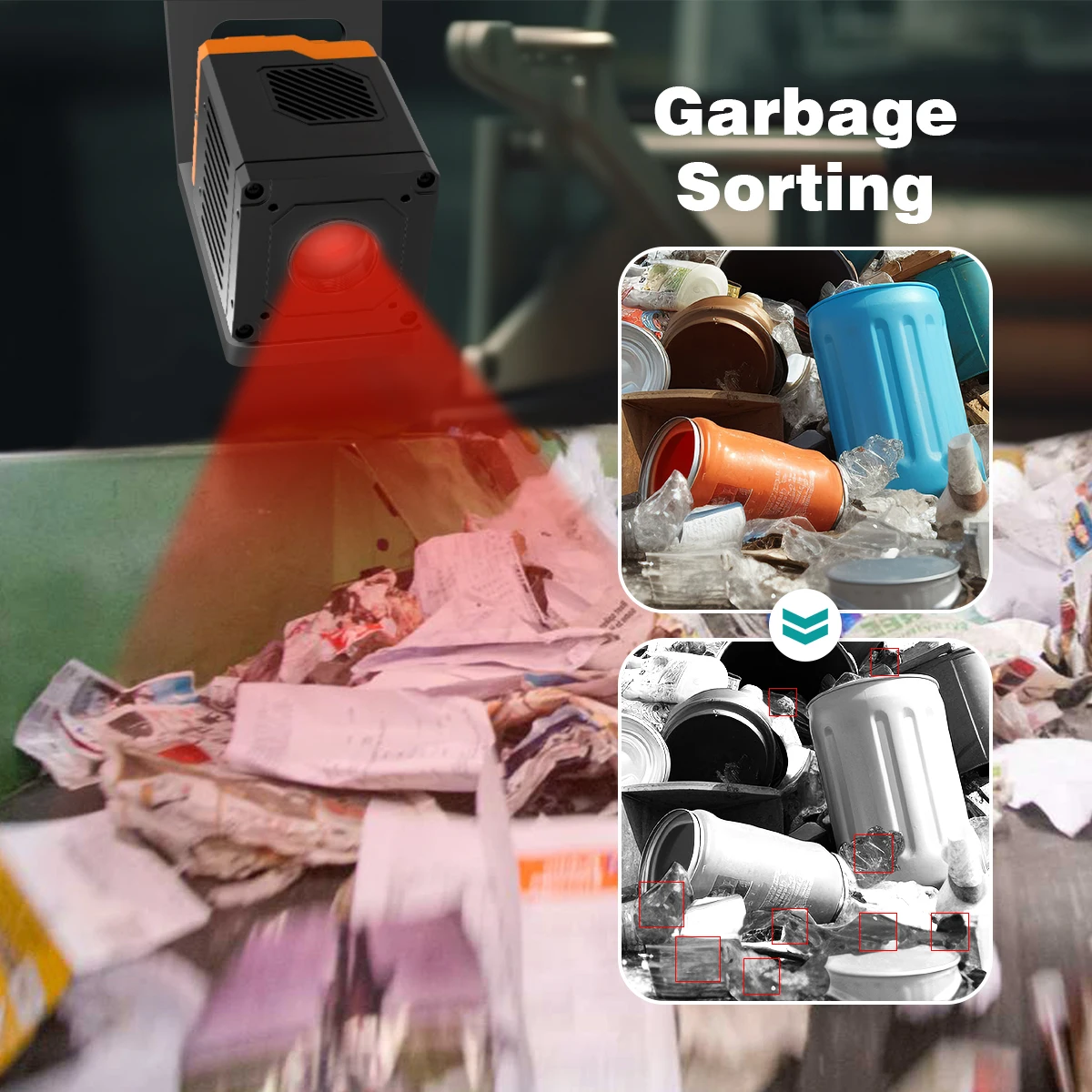 Machine Vision Imaging 640 x 512  InGaAs Sensor Gigabit Ethernet High Speed Shortwave IR Camera For Semiconductor Inspection