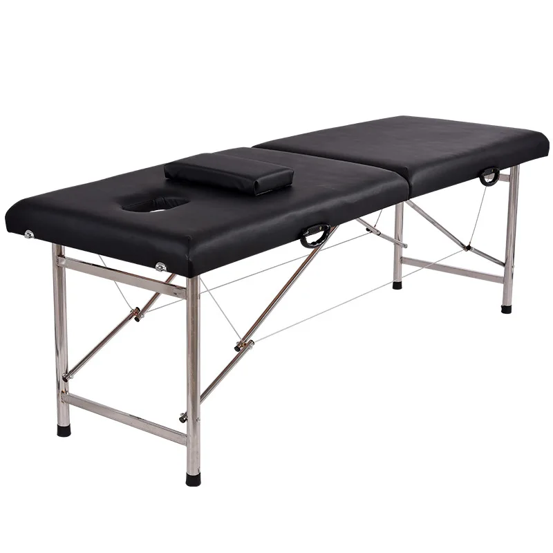 Strengthened Six Legs Steel Spa Massage Bed