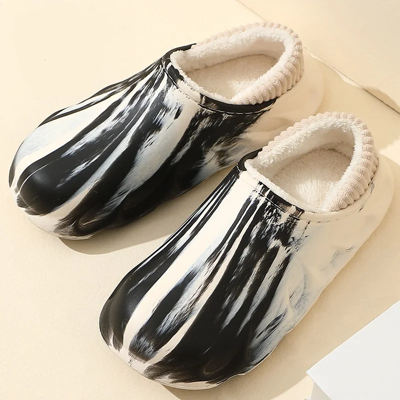Trendy Custom Logo Soft Plush Furry Home Shoes Sole Bedroom Reasonable Price Winter Cotton Slipper
