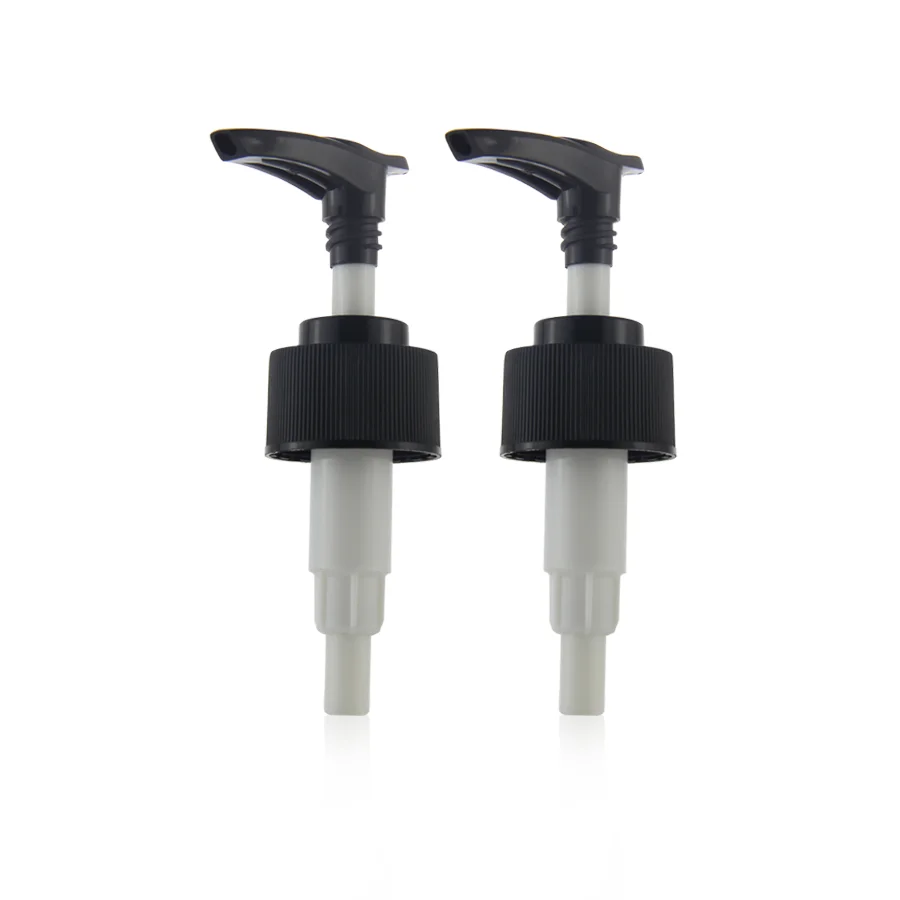 Metal 18mm fancy dispenser spring lotion cream pumps plastic bottle  screw pump ratchet with lock