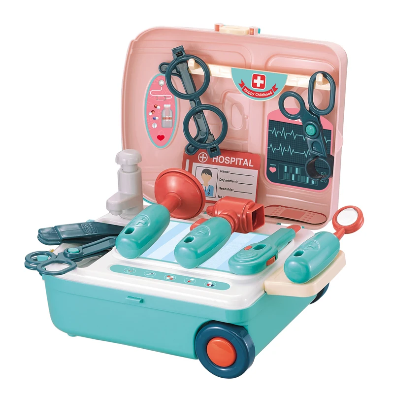 Kids Backpack Doctor Toys Game Set for Kids Pretend Play Educational