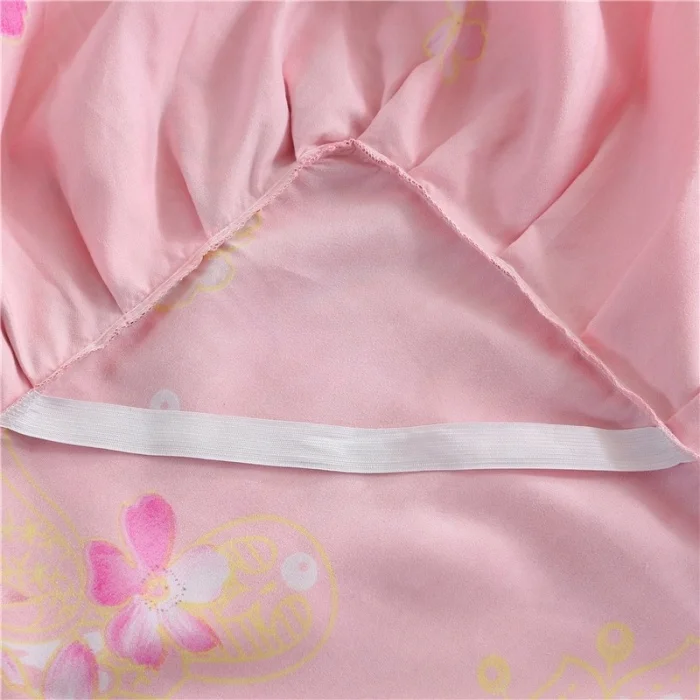 New Bunk Print bedding bedspread duvet cover 4 pcs bed skirt
