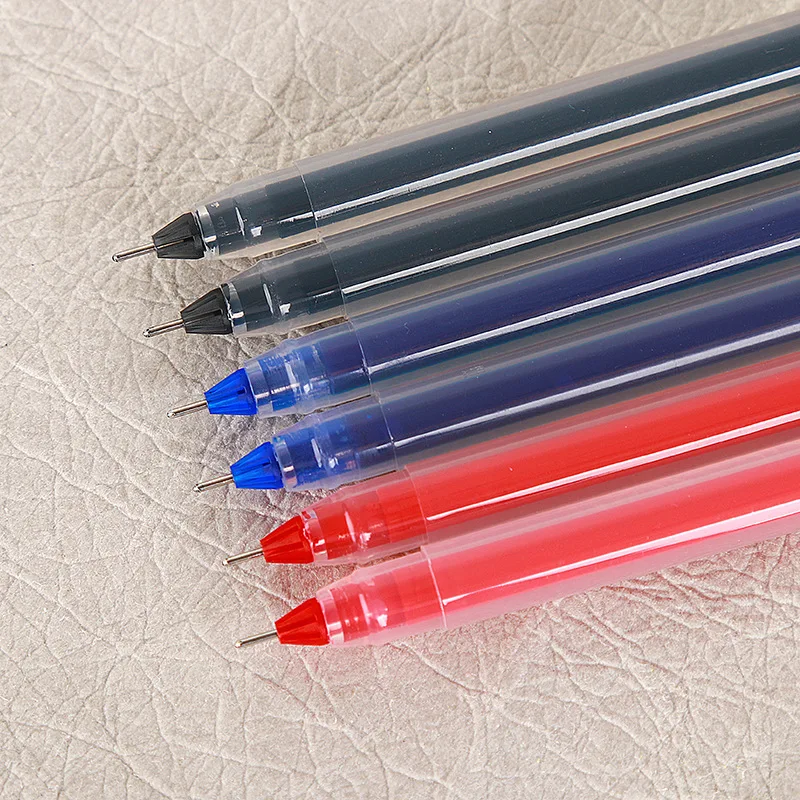 Large capacity carbon gel pen 0.5mm needle head student signature pen office stationery