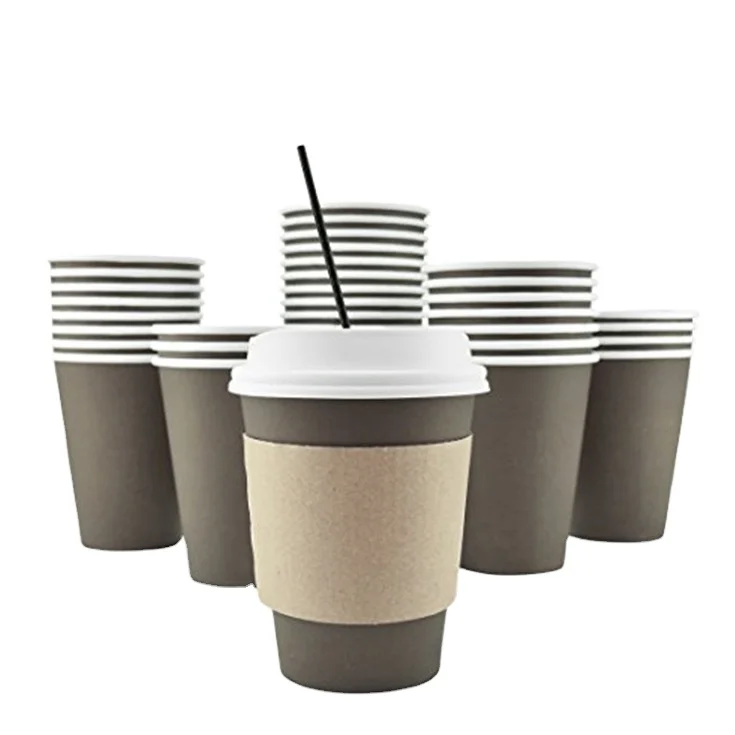 Китайский лучший поставщик бумажных стаканчиков оптовая продажа горячая и холодная двойная пульсация цветной логотип из пла ПЭ размер по индивидуальному