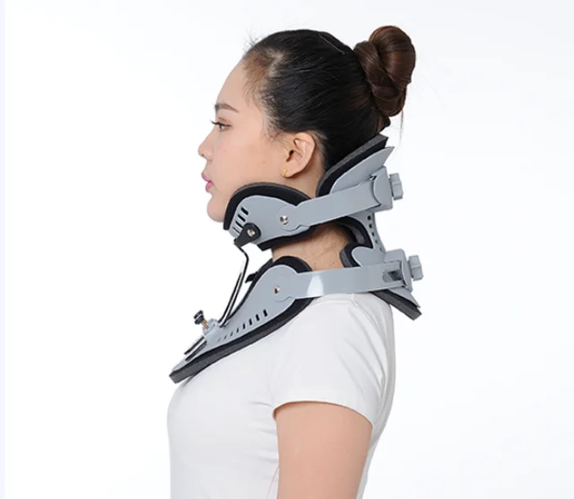 New Designs Adjustable Neck Brace Tractor Support Traction Device Orthopedic Cervical Collar
