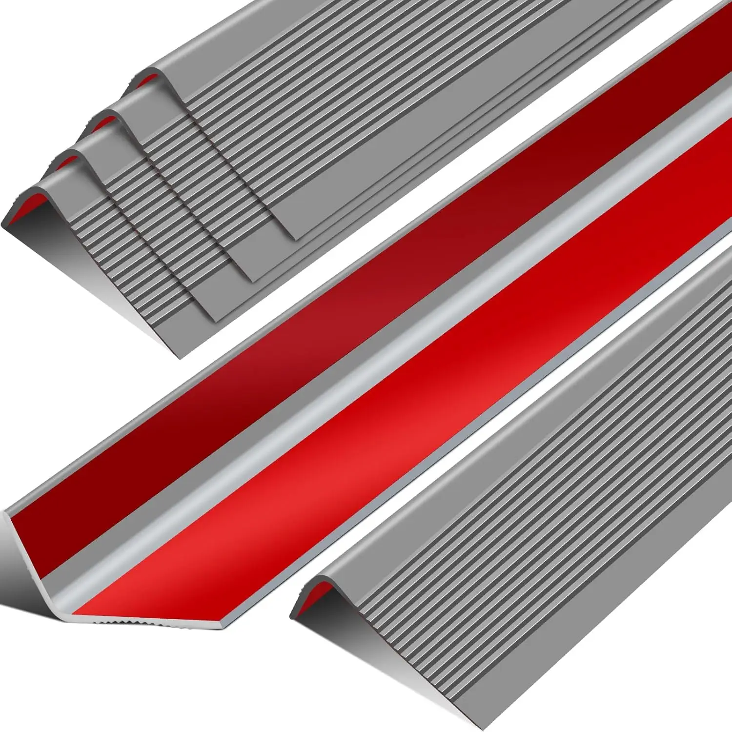 Factory Outlet Aluminum Stair Floor Emergency Safety Anti-Slip Stair Nosing