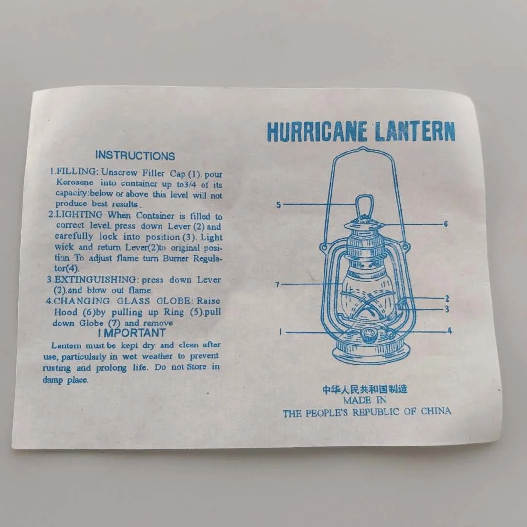 
For africa market traditional oil lantern 