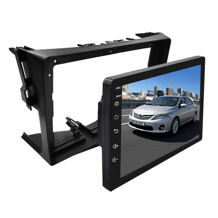 2din 9 дюймов android сенсорный экран радио автомобильный dvd-плеер рамка для toyota camry RAV4 2006-2011