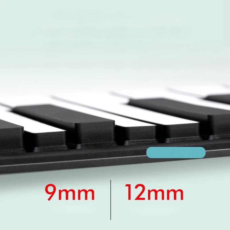 2021 новый музыкальный инструмент Детский водонепроницаемый Электрический рулон пианино из натурального силикона для дошкольного образования