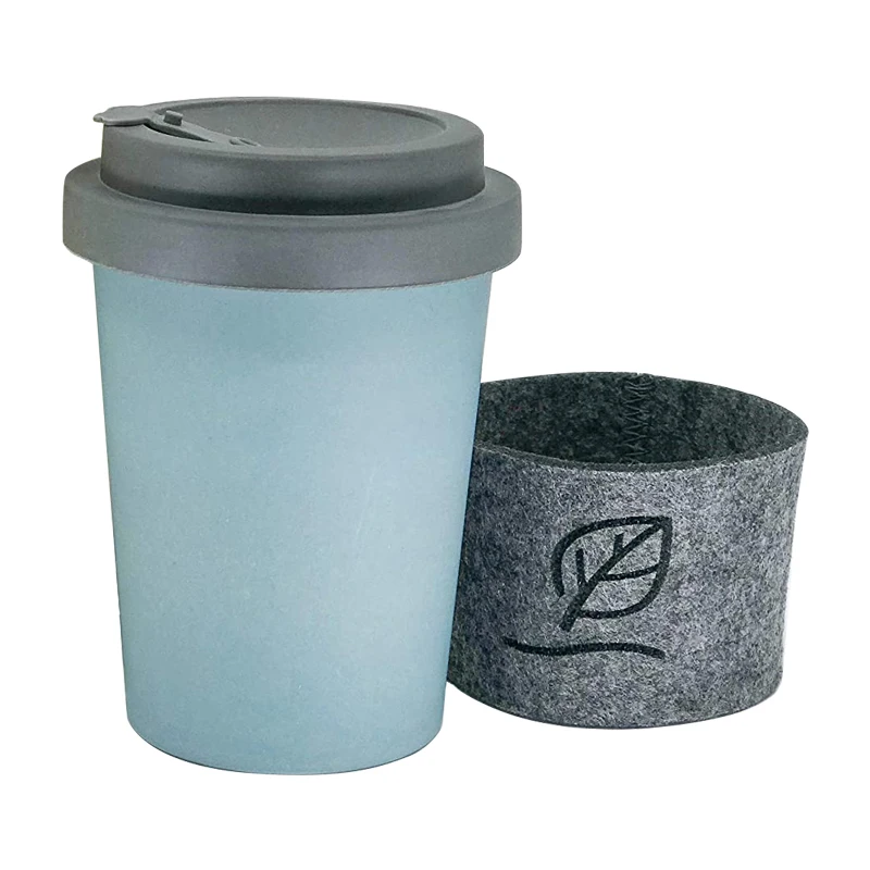Lightweight Portable Coffee Cup Holder Travel cup Sleeve Heat Resistant felt coffee cup sleeve
