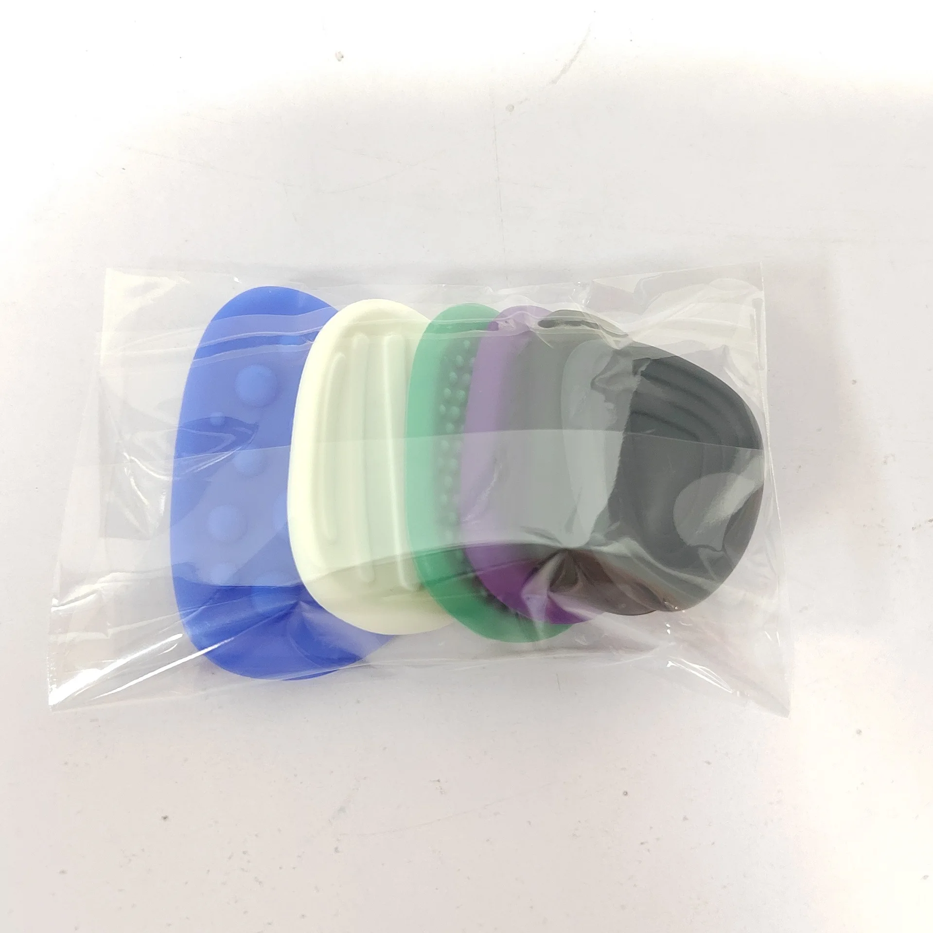 GYF Fidget Stress Toys 6 Pack Textured Soft Silicone Worry Stone for Autism Kids Calming Fidget Toys Sensory Stone Kids