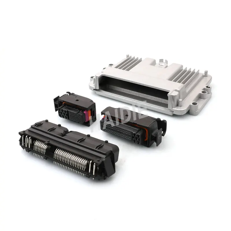 80 121 pin Case Automotive Connector Aluminum ECU PCB Enclosure box HD-80-121HAS for MG641756-5/MG642474-5/1534512-3/1743275-3