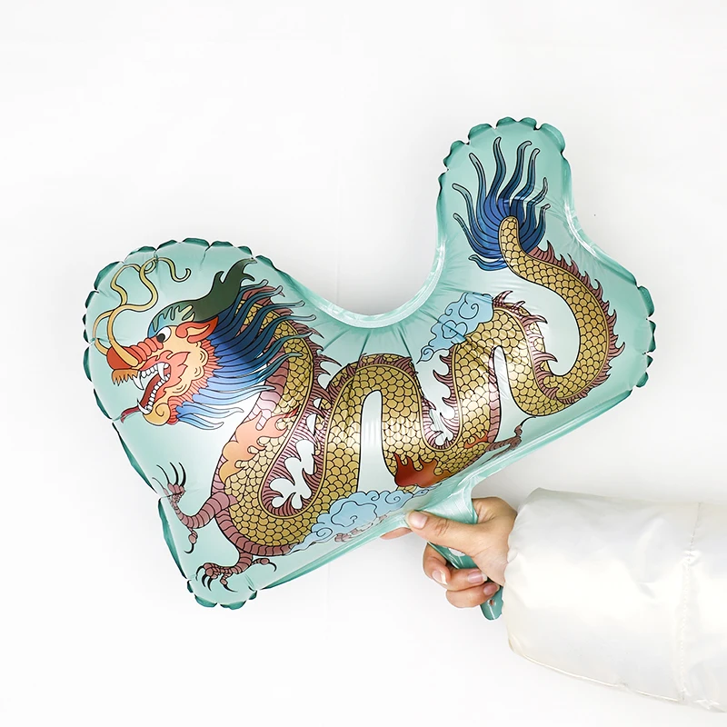 Custom Style Zodiac Dragon Chinese Dragon Foil Balloon 12 Zodiac Festival Celebration Party Decoration Balloon Supplies