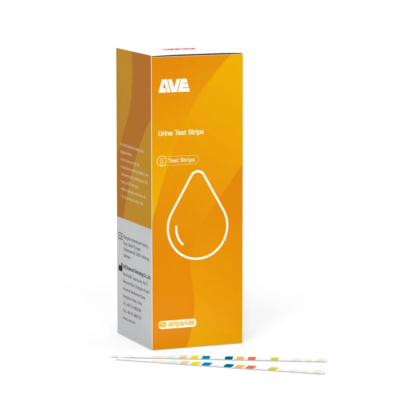 Полоски для анализа мочи 14 параметров AVE-14B