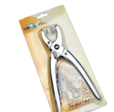 
Manual multi-function hole opening perforating chicken-eye puncher paper leather belt waistband hole punching tools 