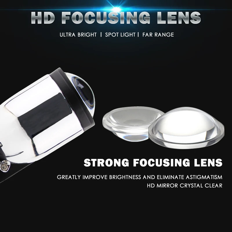 2019 New CSP Chips Y6D H4 LED Light Dual Lens 50W 8000LM 6000K White Super Brightness Motorcycle H4 LED Head Lamp With Fan