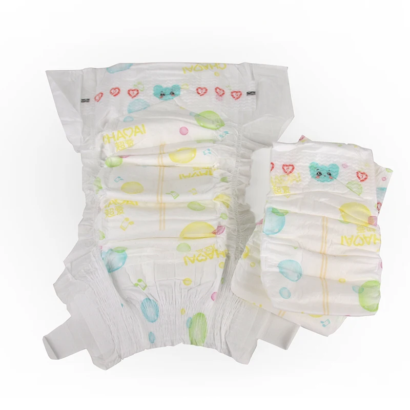 Private Label Fraldas de bebe Wholesale Factory Soft Cotton Baby Training Pants Diapers Packaging Box In Bales