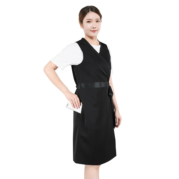 Waterproof Custom Logo Polyester Spa Beauty Salon Uniform Hair Salon Uniforms Apron Barber Uniform