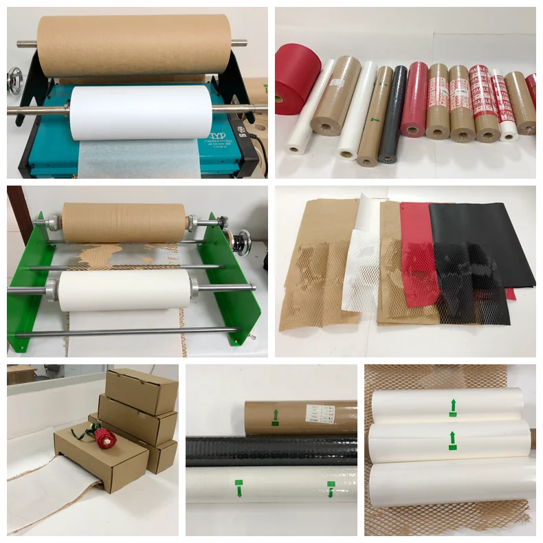 Прочная многоцелевая сотовая бумага 80gsm 30 см x 50 м белая от производителя