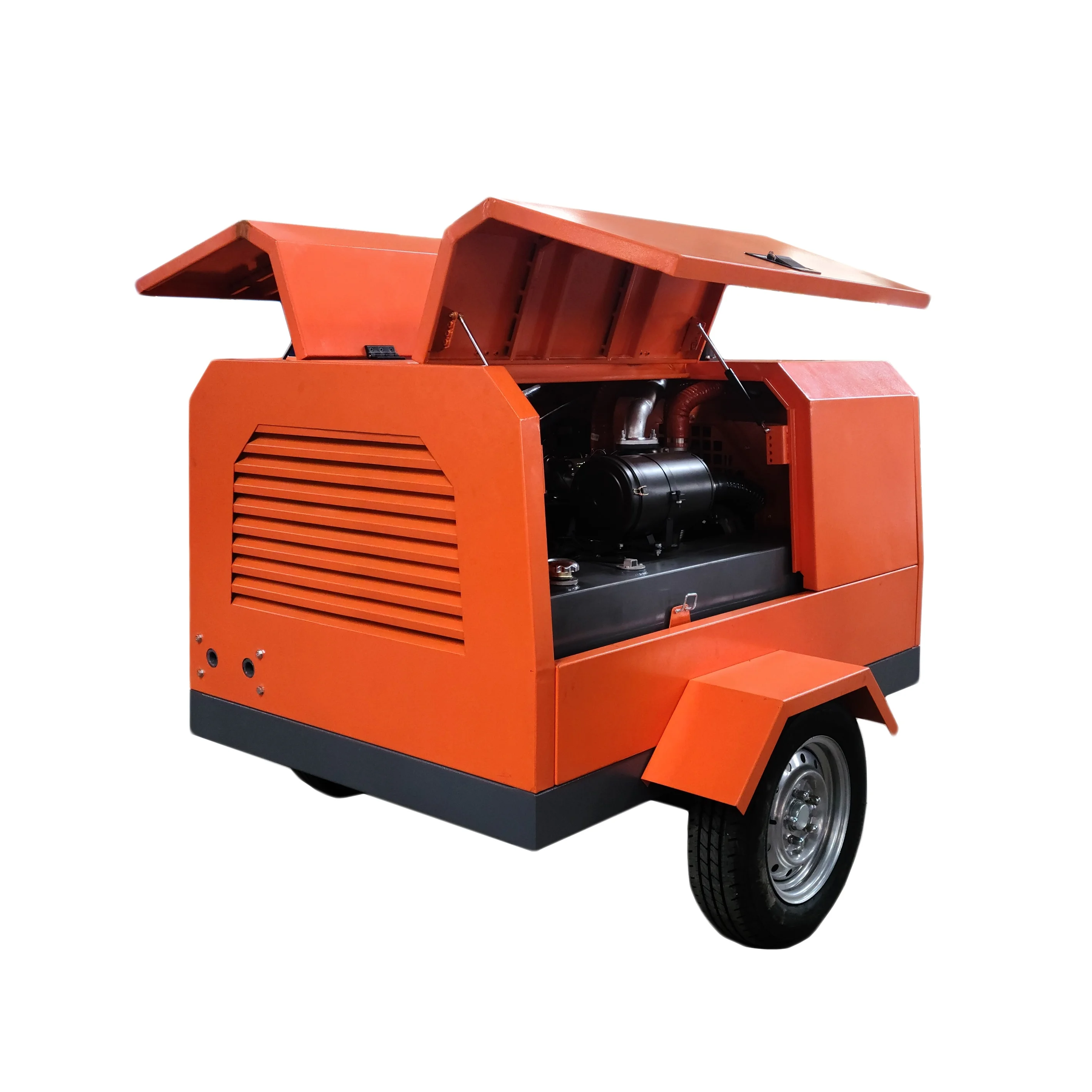 Rock drilling machine 140kw 13.5m3/min 12bar diesel portable air compressor