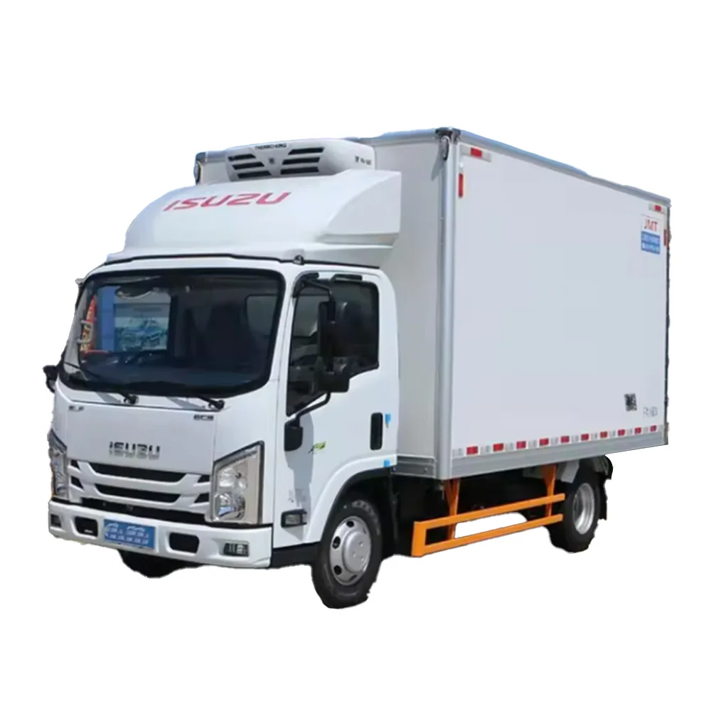 Маленькая коробка Isuzu РЕФРИЖЕРАТОРНЫЙ грузовик для перевозки замороженных продуктов горячая распродажа