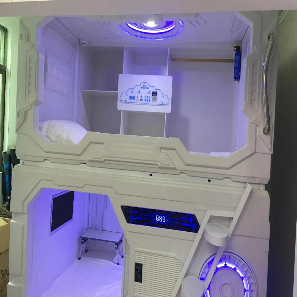 Supplier Structural Steel Modular Prefab Home/ Capsule Hotel Bed/ Sleepbox/ Airport Sleep Pod
