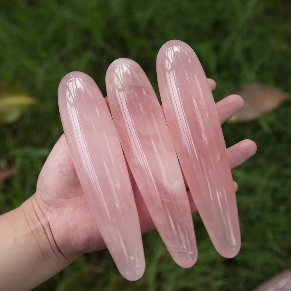 Crystal healing stones dildo wand sex toys crystals yoni wand Chakra Goddess STRAIGHT massage Wands crystal dildo