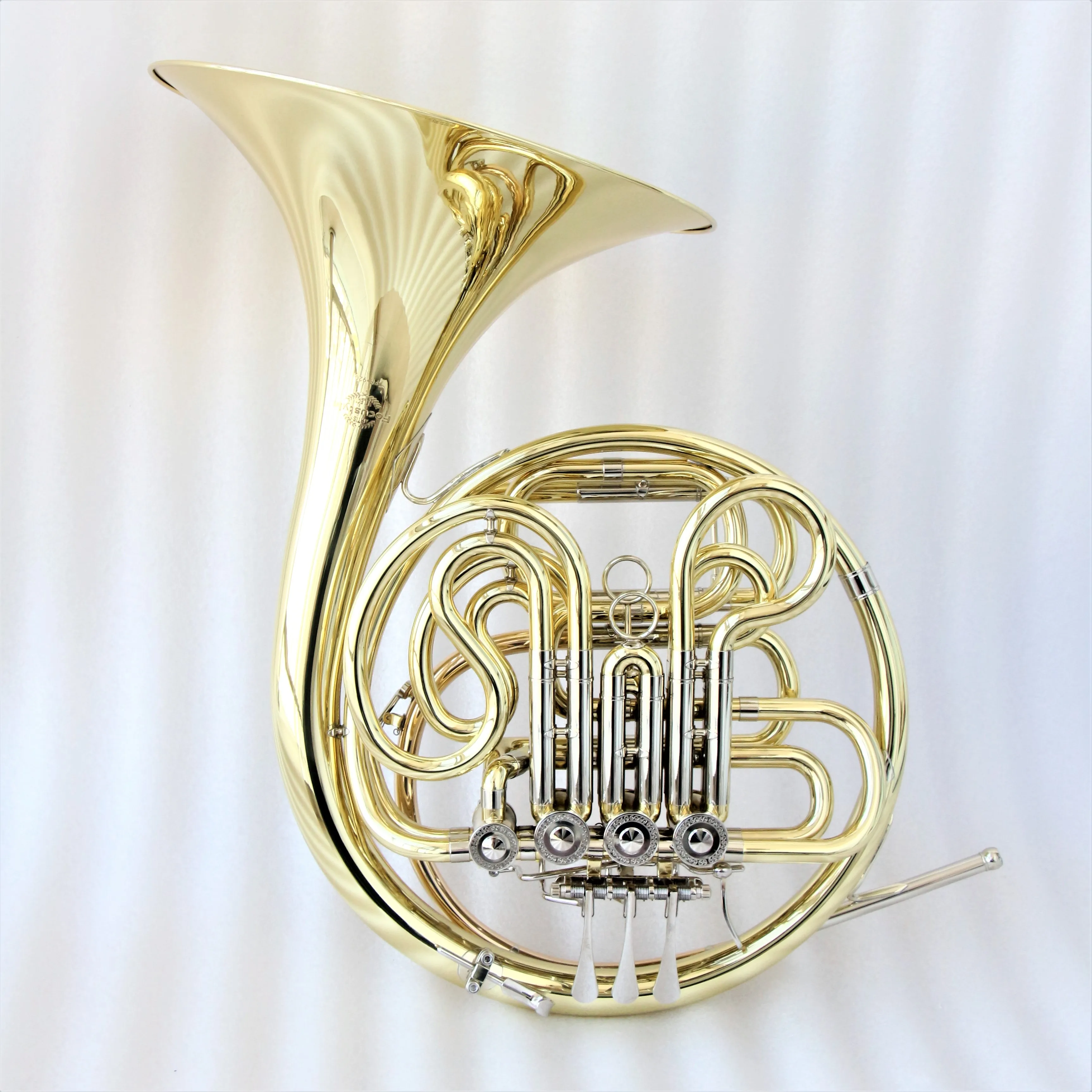 Top-Level Quality French Horn One Piece Bell French Horn  4-Key Double French Horn Instrument