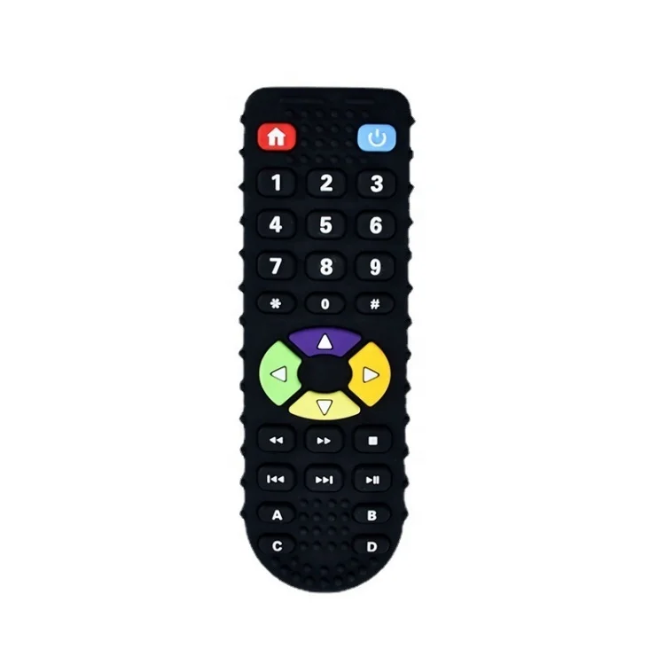 Baby Teether Toy Chew Toy Remote Control Silicone Baby Teether Toys Remote Control Shape